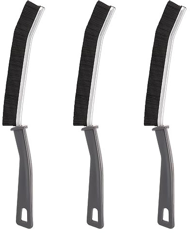 3uds Cepillo de Limpieza Multifuncional, Cepillo de Limpieza de Huecos Cepillo Limpiador Cerdas Duras Cepillo de Limpieza Pequeño Cepillos de Limpieza Domésticos para Baño de Cocina