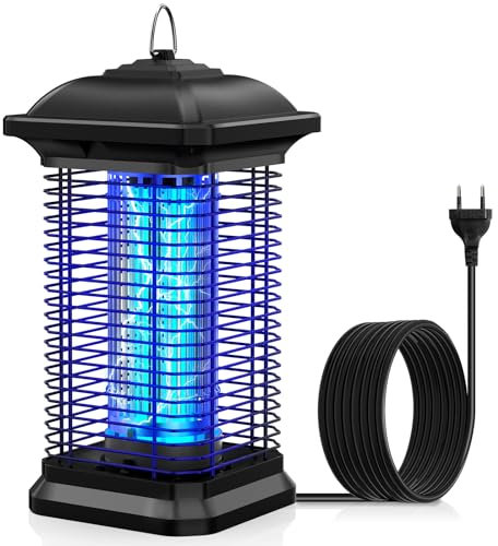 Myggskydd, 18 W 1800 V UV effektiv elektrisk insektsdödare 80 m², IPX4 myggfälla repellerande lampa som effektivt minskar flygande insekter för inomhusbruk