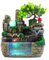 Zimmerbrunnen Tisch Zimmer Wasser Farbwechsel Springbrunnen Wasserspiel Nebel Befeuchtung Anwendung Gelegenheiten Schlafzimmer Wohnzimmer Studie 30 * 20 * 30 cm