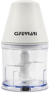 G3 Ferrari G20174 Tritatutto  Realmix 4, 250 W, Capacità 400cc, Lame Inox, 4 Lame, Piedini antiscivolo, Bianco