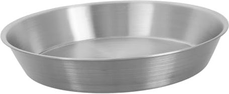 GLEAVI Vassoio di cottura cucina teglie e vassoi per tostapane tortiere piatto tondo in acciaio inox Telaio da forno tortiera per biscotti piatti piani Acciaio inossidabile