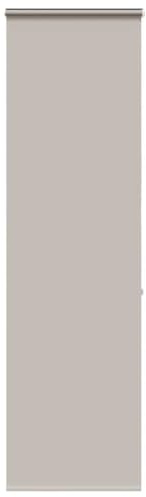 Estor de ducha enrollable negro para ducha, estor con caja, 80 x 240 cm, ancho de la tela, 76 cm, estor para ventanas y puertas