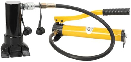 TABODD Hydraulic Door Opener Kit, Hydraulic Door Breaker 8 Ton 100mm with CP-180 Manual Pump 80KN Edge Lifter Claw Style Lifting Jack Fire Rescue Tool for Emergency Door Breaching and Forced Entry