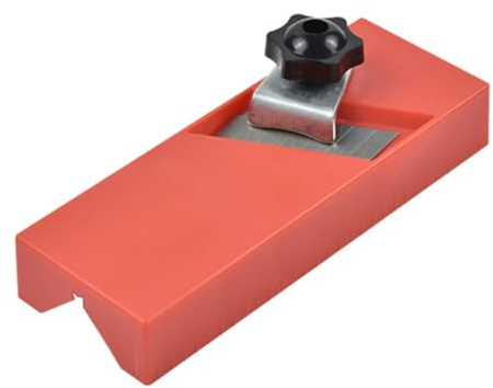 Abaodam Cepillo de Carpintero para Recorte Manual de Esquinas Redondeadas, Herramienta de Plástico y Acero, Precisión y Fácil Uso para Bricolaje en Madera