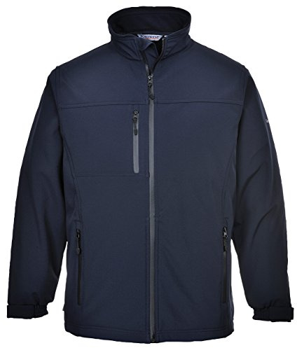 Portwest Chaqueta Softshell (3 Capas), Tamaño: XXXL, Color: Marino, TK50NARXXXL