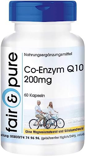 Fair & Pure® - Co-Enzym Q10 200mg - Ubichinon - vegan - 60 Q10-Kapseln - hochdosiert