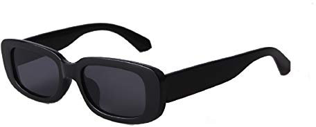 ADEWU Retro Schmale Sonnenbrille Damen Herren Rechteckig UV400 Vintage 90er Sunglasses