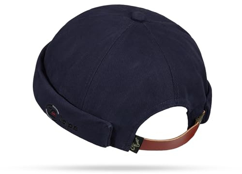 CLAPE Casquette sans Visière Homme Femme Bonnet Docker Réglable Pliable