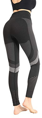 CCOOfhhc Kompressionsleggins Damen LipöDem Tummy Control Fitness Trainingshose Booty Lifting Blickdicht Hohe Taille Leggings Stretch Workout Yogahosen Po Push Up Kompressions Sportleggings Yoga Hose