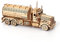 Cuteefun 3D Holzmodelle Bausätze Erwachsene, Tankwagen, Hölzerne Mechanische 3D Puzzle, Baukasten Holz, Geschenkideen für Jungen Mädchen Teenager Männer und Frauen