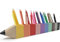 KAJAWIS Schreibtisch-Organizer Kinder Schreibtisch stiftesorter eko Organizer für Bleistifte Organizer für Buntstifte 10