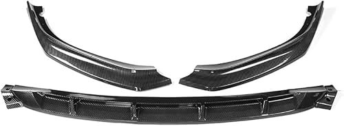 AMAIR Auto Frontlippe Frontspoiler für BMW 5 Series G30 G31 G38 540i M Sport 2018-2020,Frontlippe Spoiler Protector Car Styling Karosserie-Anbauteile,A/Carbon Fiber