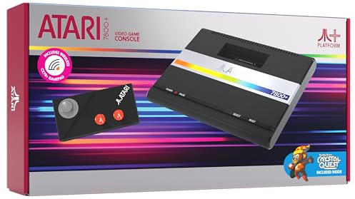 Official Atari 7800+ Console & Wireless Controller - HDMI Output