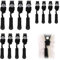SGERUFZ 12 Pezzi Kit Universale Riparazione Cerniera, Cursore Sostitutivo Removibile, Set Fix Zip per Giacca/Cappotto/Zaino