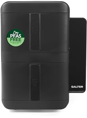 Salter VertiCook Friggitrice ad aria, 9 L, doppio cestello verticale