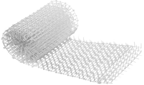Nukinp Kattavskräckande matta 200 x 30 cm skärbar anslutningsbar plyschhuvudmatta med 4 U-formade spikar kattspikar för trädgård balkong dörr soffa