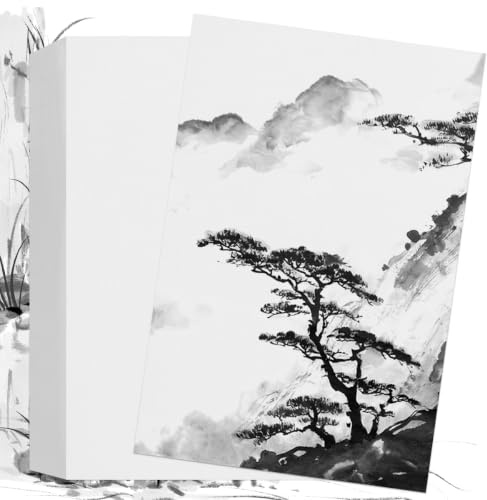 Dtenlur 120 PCS Papel de Arroz A4 para Pintura y Tinta Sumi 297x210mm