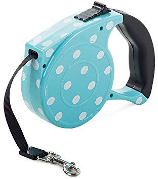 Guinzaglio per Cani Guinzaglio Retrattile 5 Metri, Resistente agli Strattoni, Adatto a Cani con Peso Fino a 15 KG (POIS))
