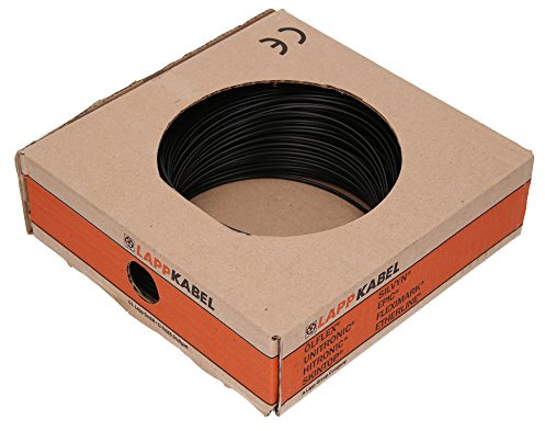 Lapp 4510011 H05V-K 1X0,5 - Cable de alimentación electricos de PVC, color negro