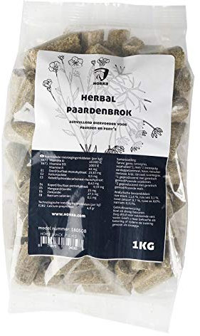 Horka Friandises pour cheval - Pour poney - Écurie - Vanille tropicale - 1 kg