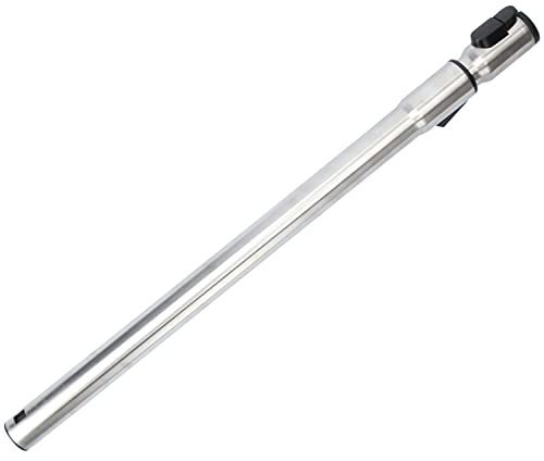 McFilter I Teleskoprohr geeignet für alle Miele Bodenstaubsauger S2, S4, S5, S6, S8, C1, C2, C3, H1 Complete, Compact, Classic, Swing, S8000 Serie Saugrohr aus Edelstahl, mit Klick Funktion
