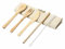 ANTEVIA Matériaux - Set di 3 posate da viaggio in legno e una cannuccia con asta di pulizia + custodia portaoggetti | Più 10 modelli pranzo scatola portatile tavolo (corpax)