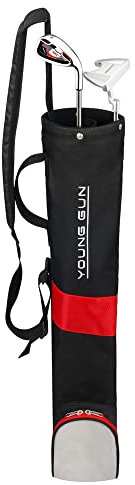 Young Gun SGS X Birdie RED Junior Golf Club Youth Right Hand Set & Bag for Kids, Right Hand, Ages 9-11