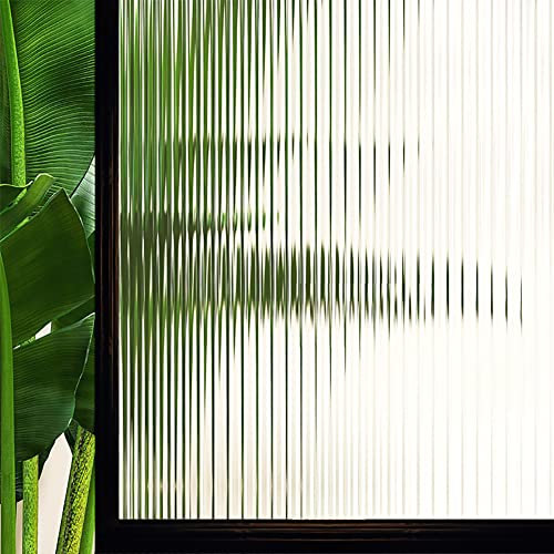 Hoonng Vinilos para Cristales Ventanas, Rayas Verticales, 44.5 * 200cm