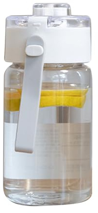 ANKROYU Tasse de Voyage en Plastique 350 ML Bouteille d'eau Portable avec Couvercle de Couvercle élégant Tasse de Sport pour activités extérieures étudiants Couples de BPA léger du