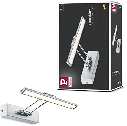 Paulmann 99894 Galeria LED Bilderleuchte Beam Thirty 5W Nickel gebürstet/Chrom 230V Metall