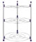 Usmascot 3-Niveles Estantería de Sartenes, Soporte de Ollas y Sartenes, Estanterías para Ollas, Cocina Accesorios Organizador - Acero Inoxidable (3-Niveles)