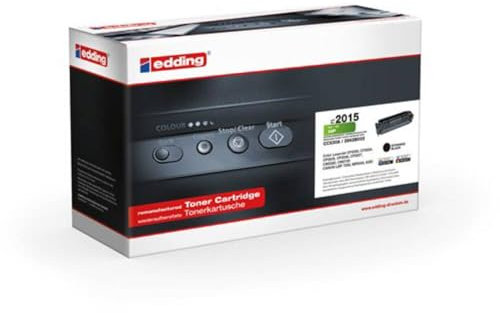 edding Druckerpatrone EDD-530 - Multipack 4 - Schwarz, Cyan, Magenta, Gelb - 1x 35 ml + 3x 12 ml - Reichweite 1x 1185 3x 1030 - Ersetzt Canon PGI-1500XLBK/C/M/Y