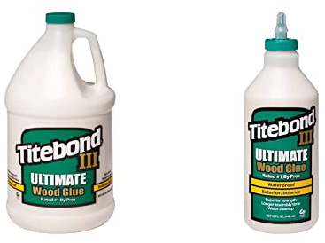 Titebond 1416 Madera Pegamento tenca, 3.8 litres + 1415 III Ultimate pegamento de madera
