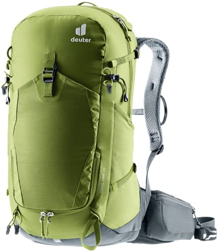 Deuter Trail Pro 33L Backpack I Day Pack for Hiking, Multi-Day Tours & Trekking - Meadow-Graphite