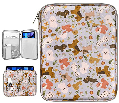 Dadanism 9-11 Custodia Protettiva Borsa Tablet Per iPad 10a Gen 10,9, iPad (A16) 11, iPad Pro 11, iPad Air 11, iPad 9/8/7a Gen 10,2, iPad Air 5/4, Galaxy Tab A9+ 11, Tab M11 11,Cani Felici