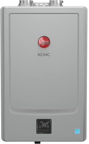 Rheem IKONIC RECTGH-SR11iN Professional Grade Super High Efficiency Condensing Tankless Natural Gas Water Heater with Recirculation, 11.2 GPM