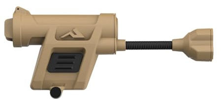 Princeton Tec Charge X Tactical Helmet Light – 100 Lumens, RGB + IR LEDs, Dual-Fuel CR123 or AA, Flexible Boom, IPX8 Waterproof, Programmable Output, Rail/Headstrap Mountable, Tan