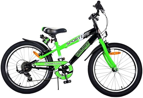 Volare Sportivo Kinderfahrrad - Jungen - 20 Zoll - Grün - 6 Gänge