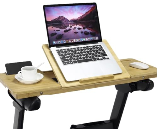 Bamboo Treadmill Computer Desk