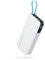 CUKTECH 45W Power Bank, 20,000mAh Portable Charger with Built in USB C Cable, Fast Charging Battery Pack with 3 Output 2 Input for iPhone16 Series, Samsung, Pixel, iPad and More (White)