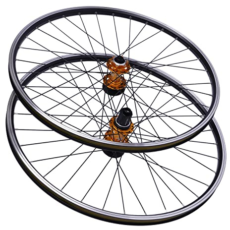 HOARLICN Mountain Bike Wheelset, 29 Zoll Mountainbike Laufradsatz Hinterrad+vorderrad Laufradsatz Räder Aluminium Felgen Schnellspanner Vorne Hinten Räder Scheibenbremse
