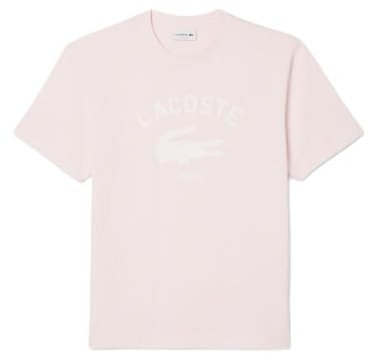 Lacoste Uomo T-Shirt TH2733 00 T03 Rosa Rosa/L
