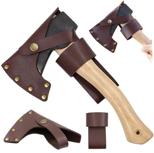 Gaine de la Hache avec Boucle de Taille, Support Protection pour Hache Guerre en Acier Froid, Couvercle compacte pour Le Camping, Le Jardinage, l'extérieur et la foresterie