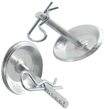 THINCAN Scarpe da neve ad alte prestazioni Aratro Skid Piedini in Metallo Regolabile Con Lavatrici Piatte Parti Installazione Rapida Per Uso Spazzaneve