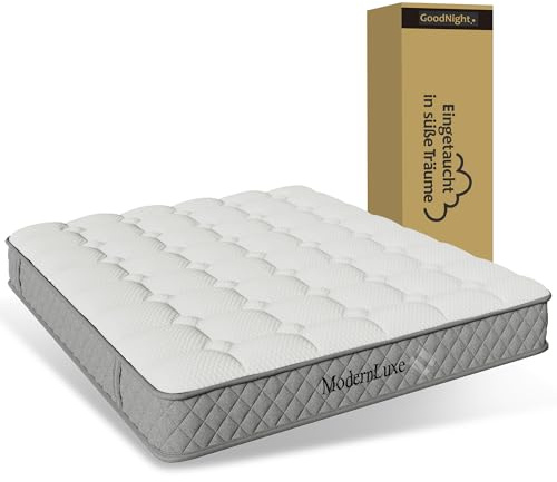 ModernLuxe Matratze 120x200 cm 7-Zonen-Matratze,Orthopädische Kaltschaummatratze,Härtegrad H3 (Mittelfest), Oeko-TEX® Zertifiziert, 20 cm Höhe, Vakuumverpackt, 4 Griffe