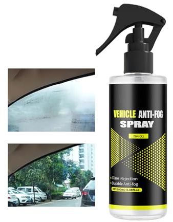 100 ml de aerosol anti -lluvia del parabrisas: recubrimiento de prevención de niebla de larga duración, tratamiento repelente al agua hidrofóbica | Protección de espejo de visor automotriz de casco, r