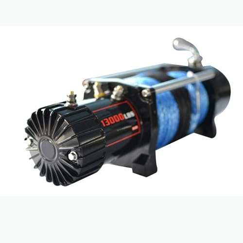 Treuil Électrique De Voiture Corde En Nylon 12V 24V 13000 Livres Capacité De Charge éLevéE