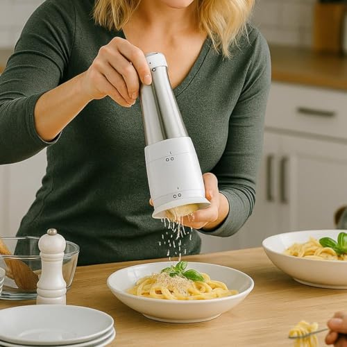 Yoko Design - Gamme Easy - Râpe à fromage électrique - Rape à fromage