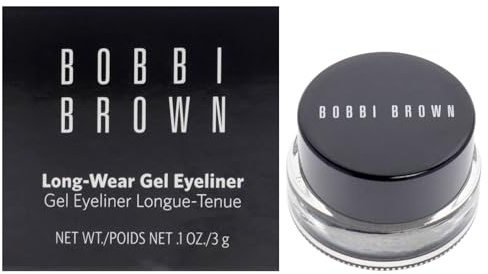 Bobbi Brown Long-Wear Gel Eyeliner | Precise Smudge-Proof & Waterproof Eyeliner for 8-Hour Wear, 0.1 Ounce, Black Ink