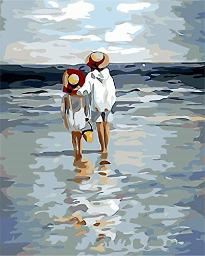 Maysurban Kit de Pintura por Números Pintar por Numeros para Adultos Principiantes sobre Lienzo Paint by Numbers 40x50cm sin Marco